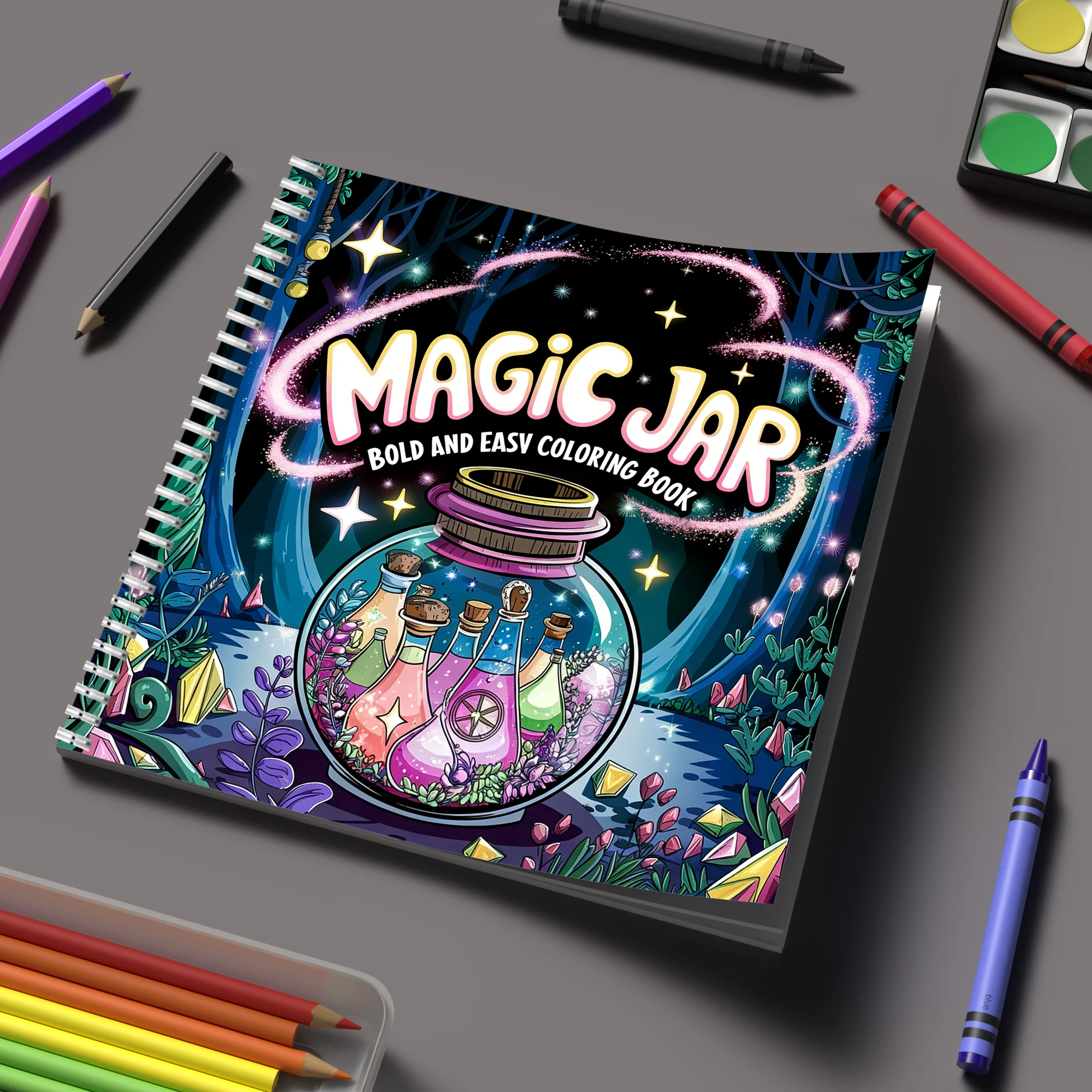 Event Supplies - Coloring Book Magic Jar for Adult