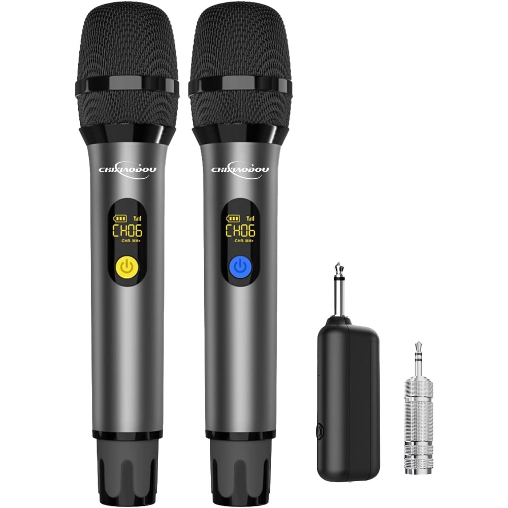 Event & Party Supply Photos - UHF Metal Dual Handheld Dynamic Microphone,