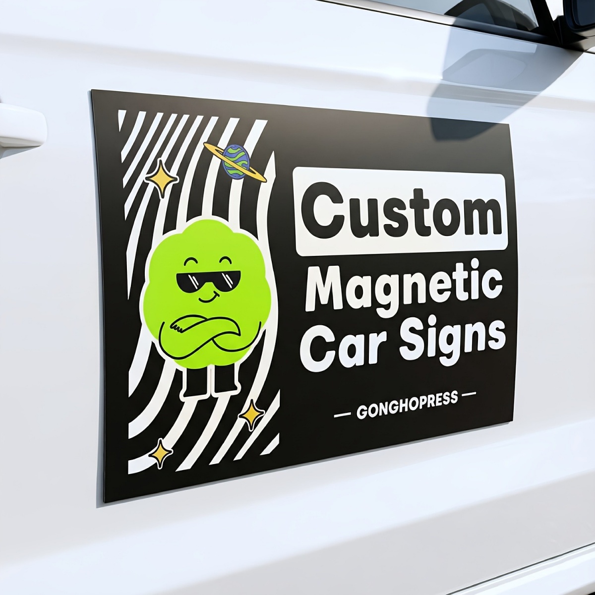 Eve Party - Customizable Magnetic Car Decals—Ideal for Vehicle