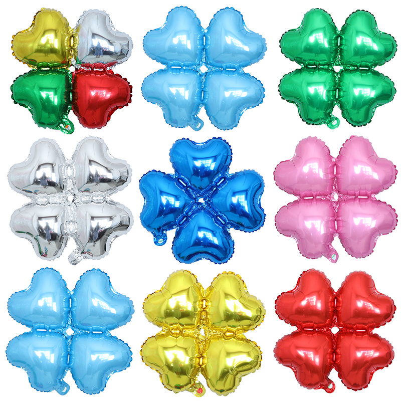 Balloon Arch Kit - 10pcs 18inch 4Petals Flower Aluminum Foil
