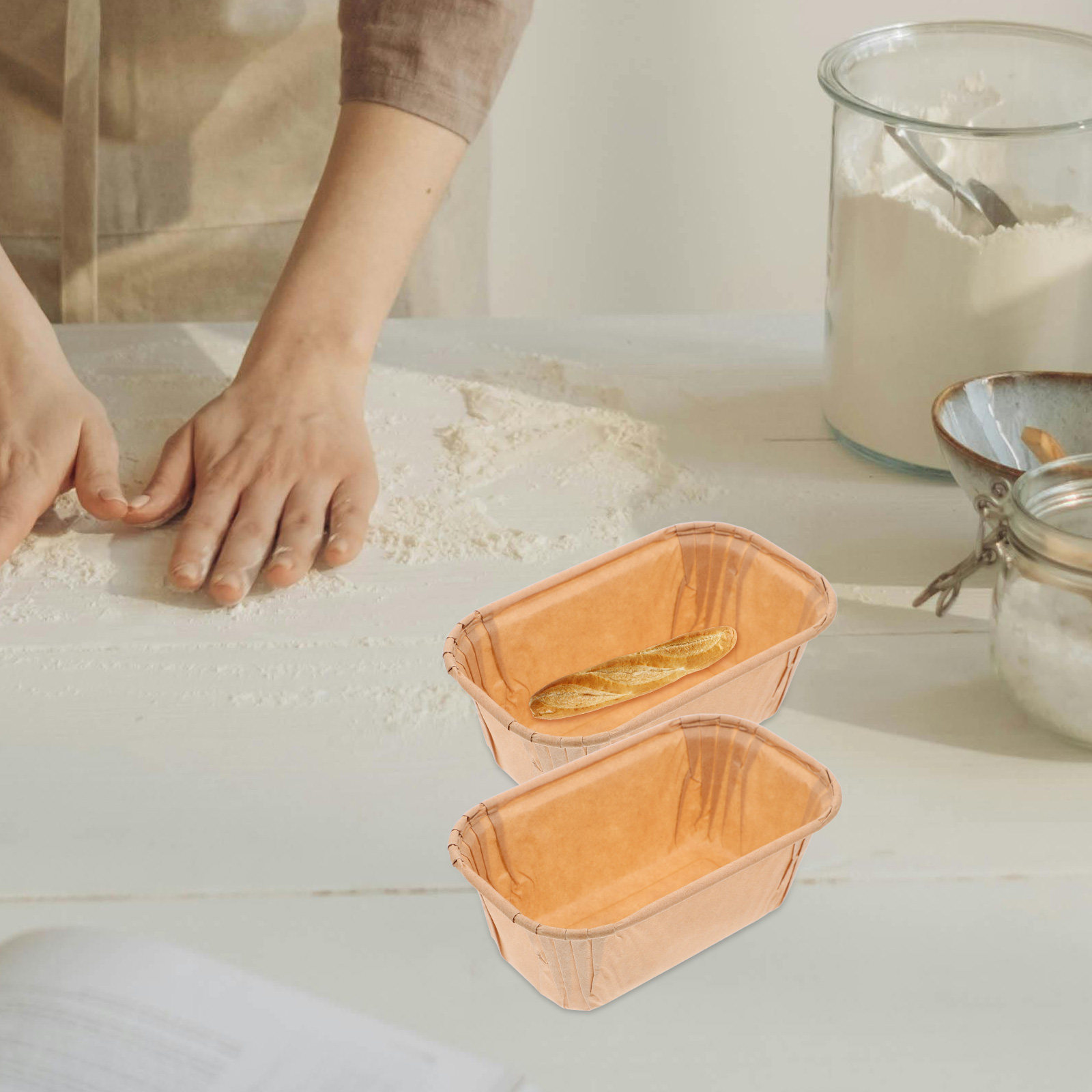 Plastic Cup 50Pcs - 50Pcs Paper Baking Cups Rustic Cupcake