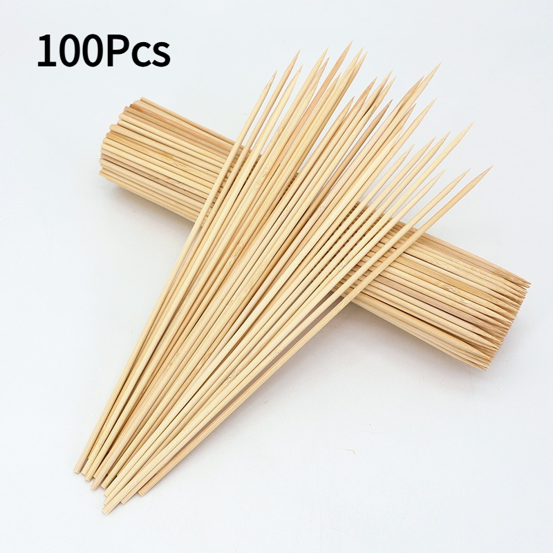 100Pcs Disposable Bamboo Skewe - Cotton Candy Cone 评论和价格