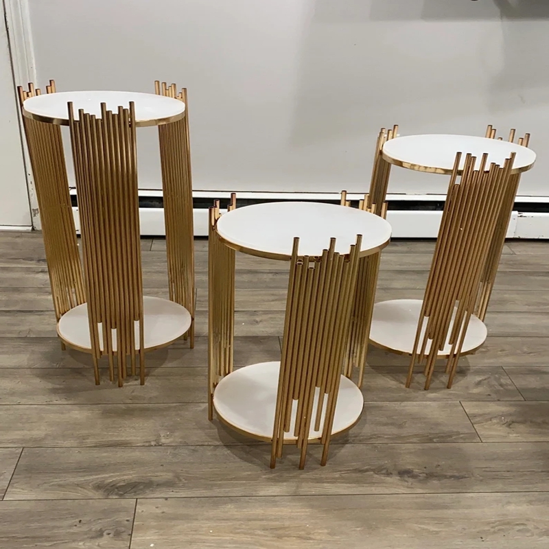 decoration gold metal walkway  - Dessert Table Backdrop 评论和价格
