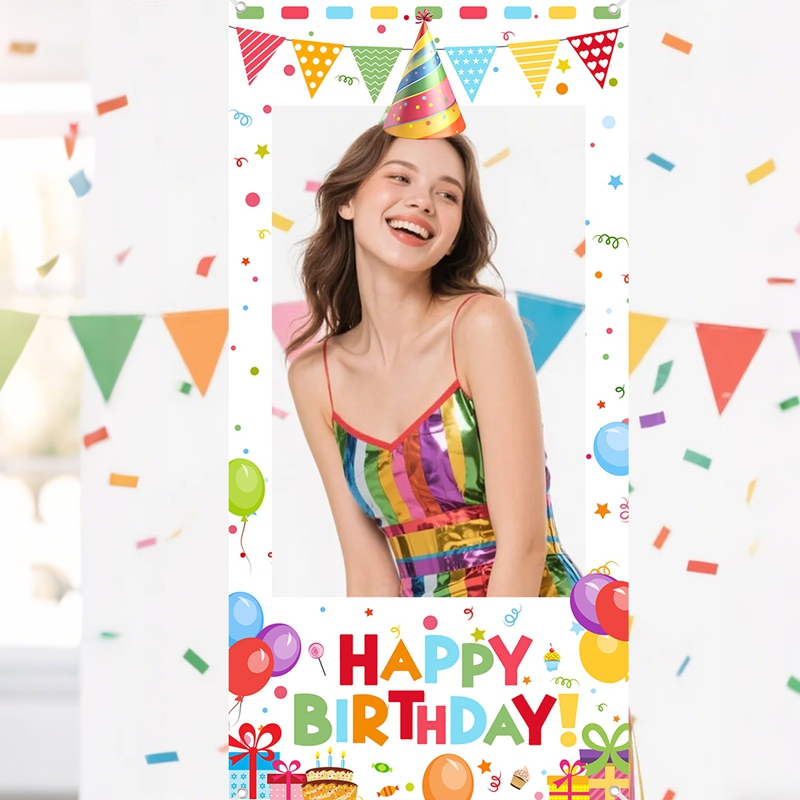 Birthday Party Photo Booth Fra - Photo Booth Frame 评论和价格