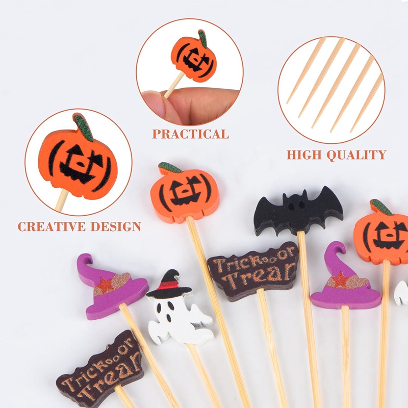 50/100Pcs Halloween Party Toot - Centerpiece Stick 评论和价格