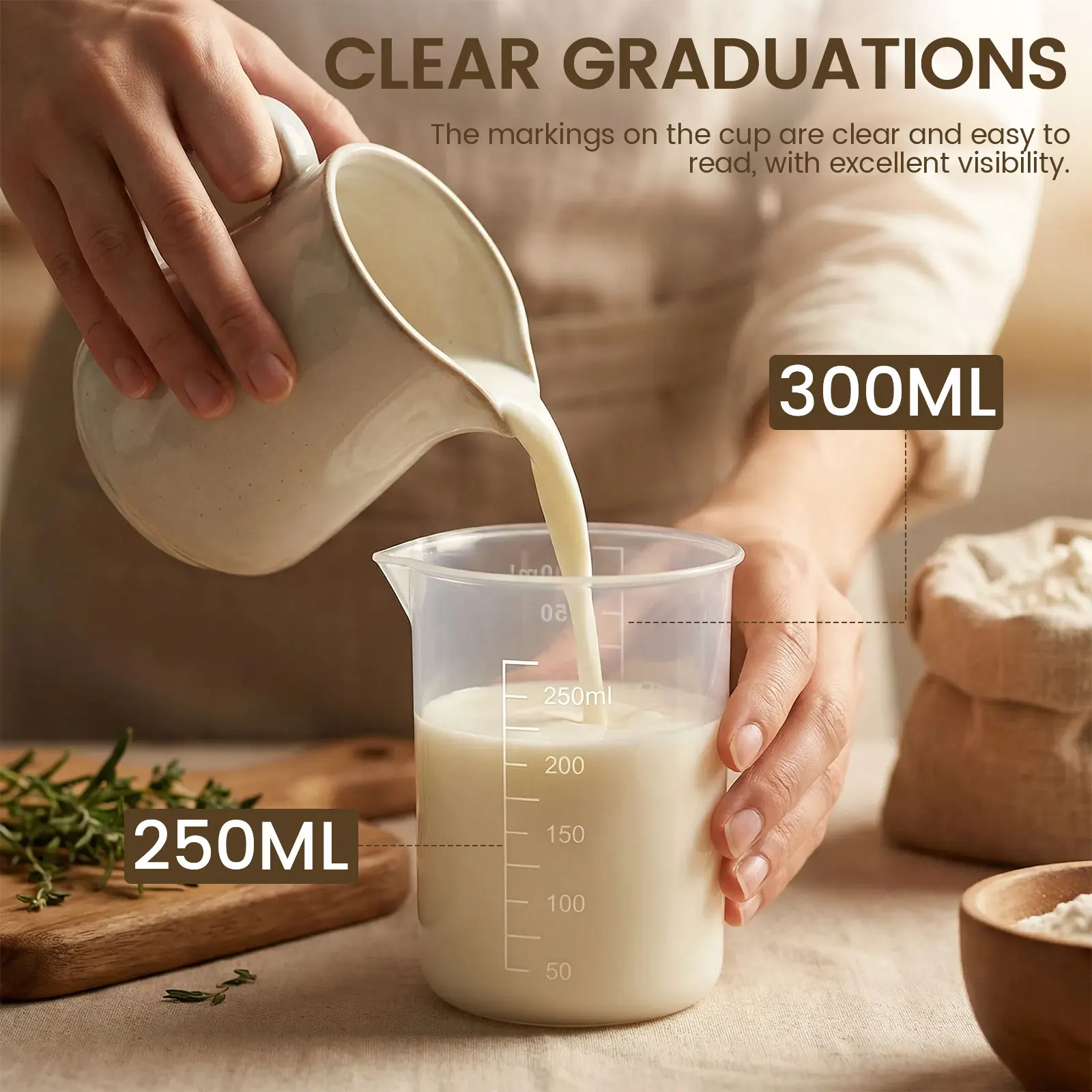 8 Pcs Plastic Measuring Cup Se - Plastic Cup 50Pcs 评论和价格