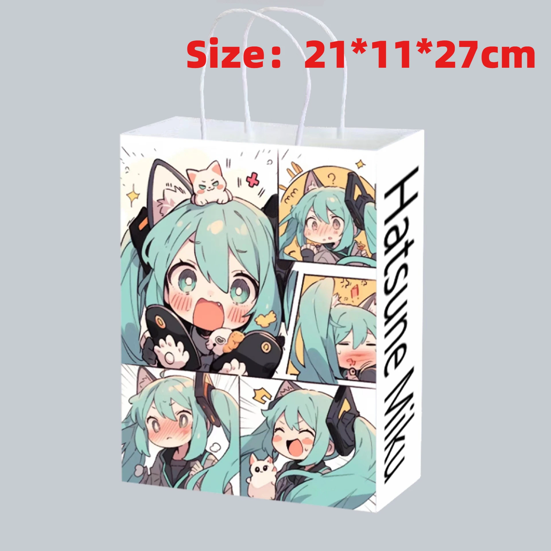 Cute Anime Hatsune Miku Paper  - Party Favor Bag 评论和价格