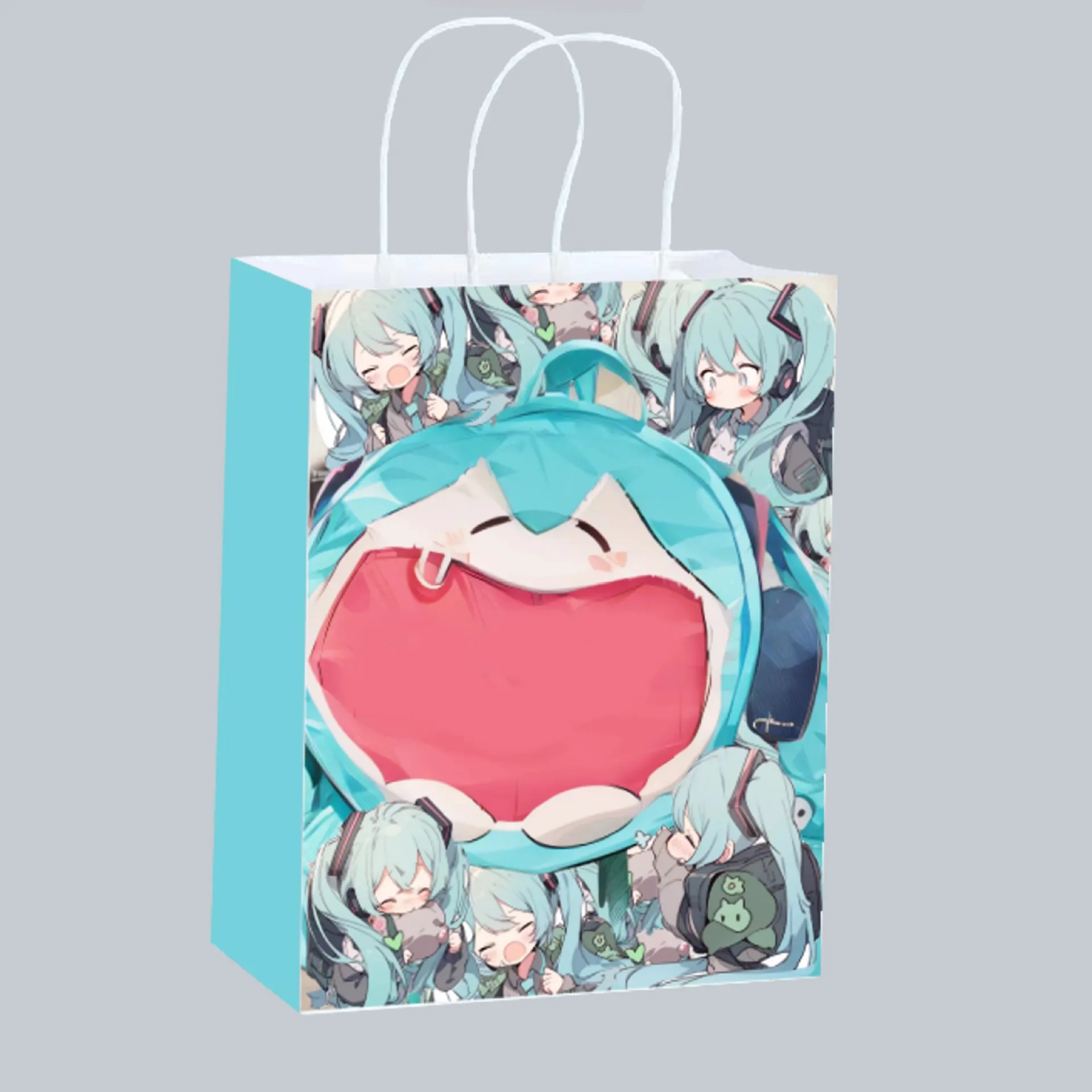 Cute Anime Hatsune Miku Paper  - Party Favor Bag 评论和价格