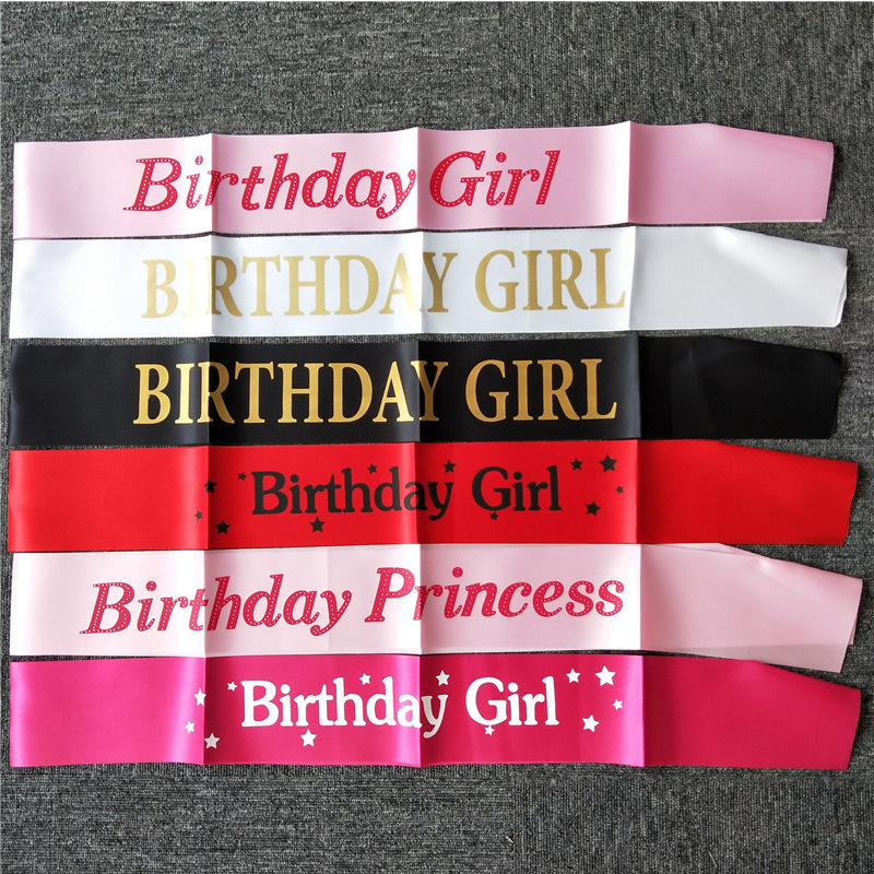 Birthday Girl Ribbons Shoulder - Birthday Sash Glitter 评论和价格