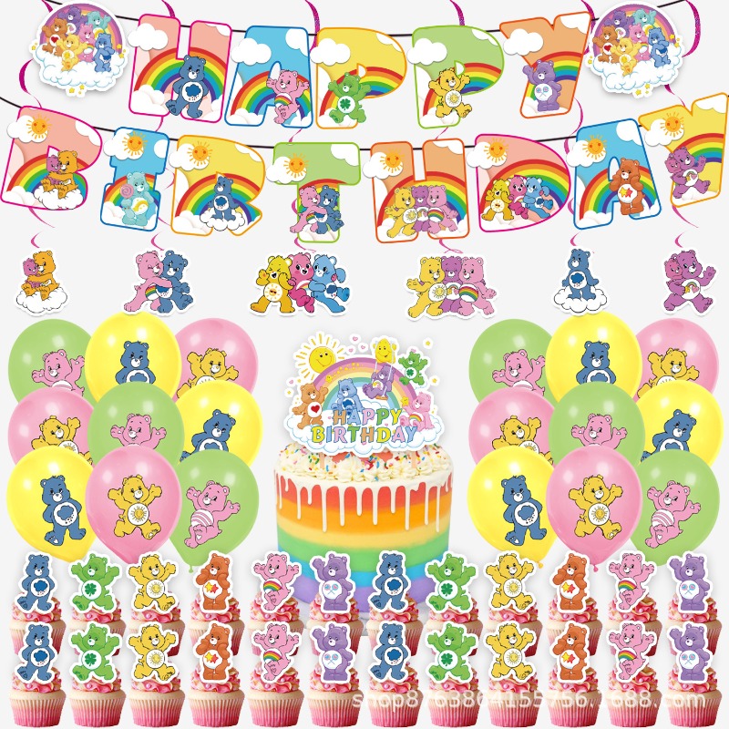 New Cute Cartoon Care Bears Th - Event Supplies 评论和价格