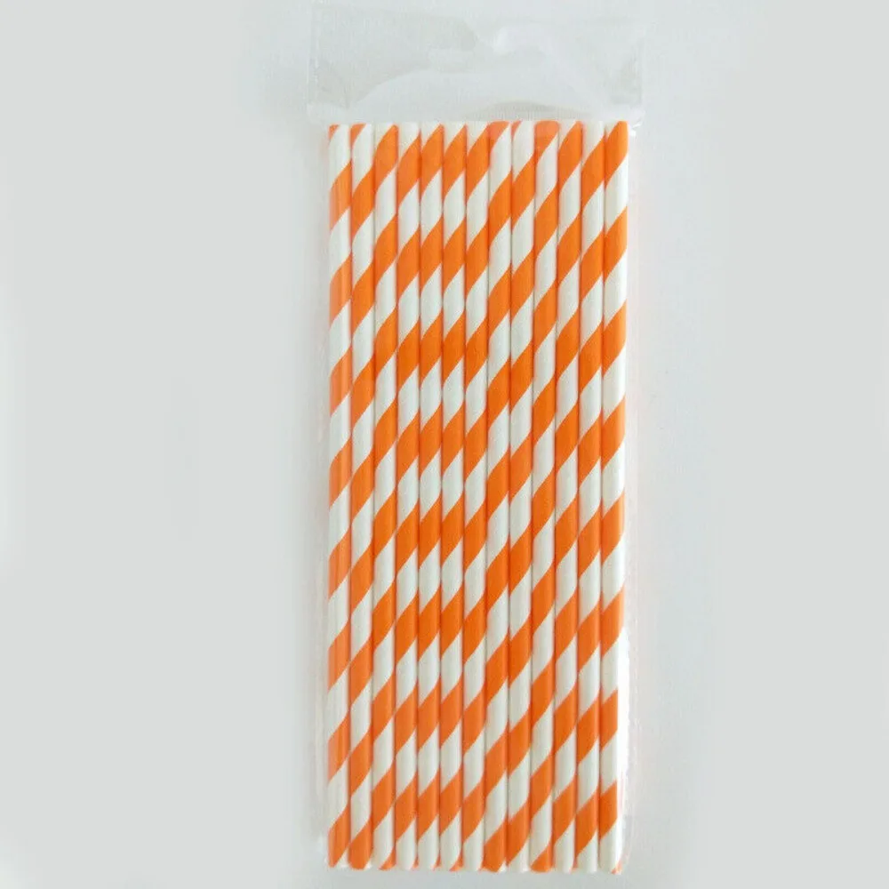 100 Bulk Packed Paper Straws P - Paper Straw Color 评论和价格