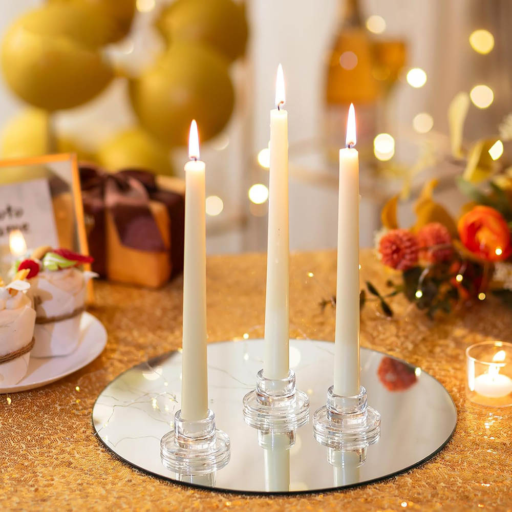 Candlestick Holders Clear Shor - Centerpiece Stick 评论和价格