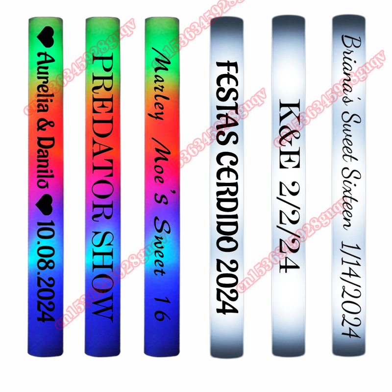 30Pcs LED Foam Sticks White Li - Centerpiece Stick 评论和价格