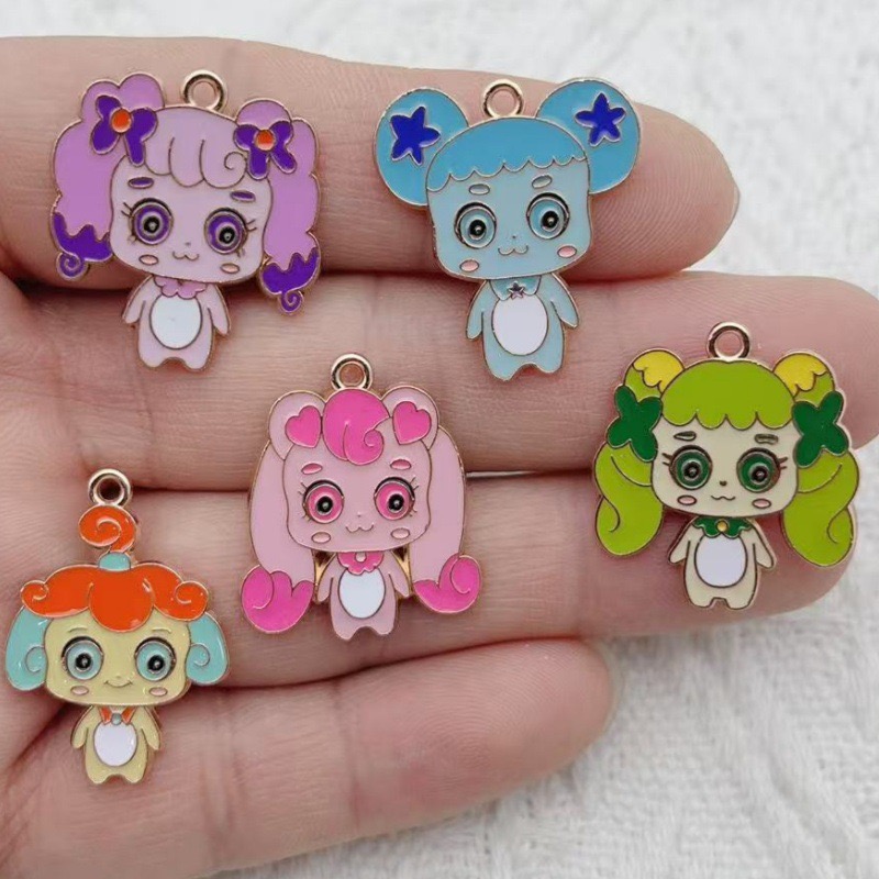 10pcs Cartoon Cute Drip Oil Al - Event Party 评论和价格