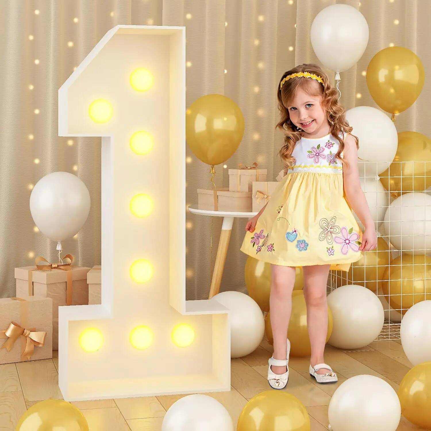 Giant Number Led Light for Kid - Led Balloon Light 评论和价格