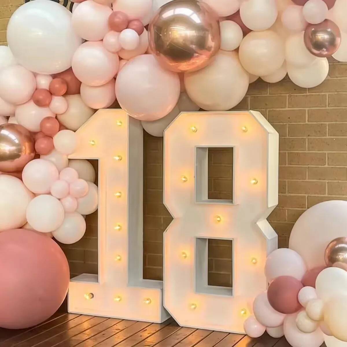 Giant Number Led Light for Kid - Led Balloon Light 评论和价格