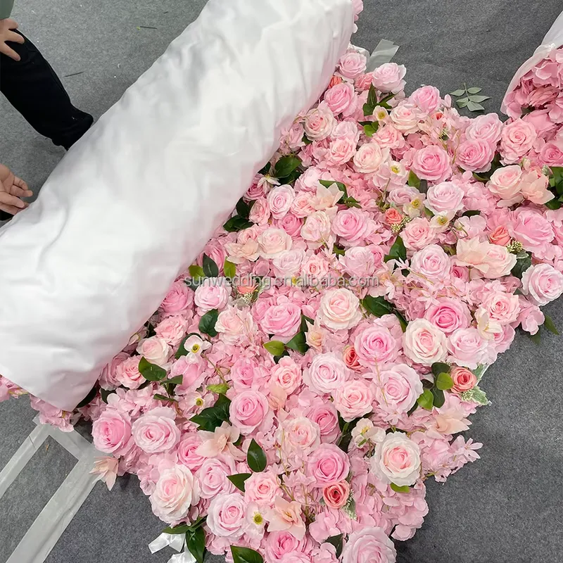Sunwedding Silk Artificial Flo - Flower Wall Panel 评论和价格