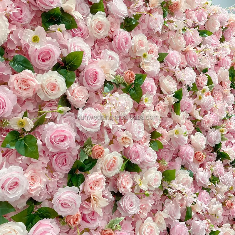 Sunwedding Silk Artificial Flo - Flower Wall Panel 评论和价格