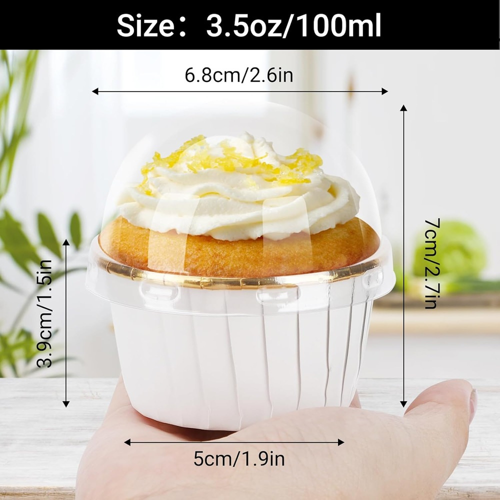 50 pcs Muffins Cup Paper Cupca - Plastic Cup 50Pcs 评论和价格