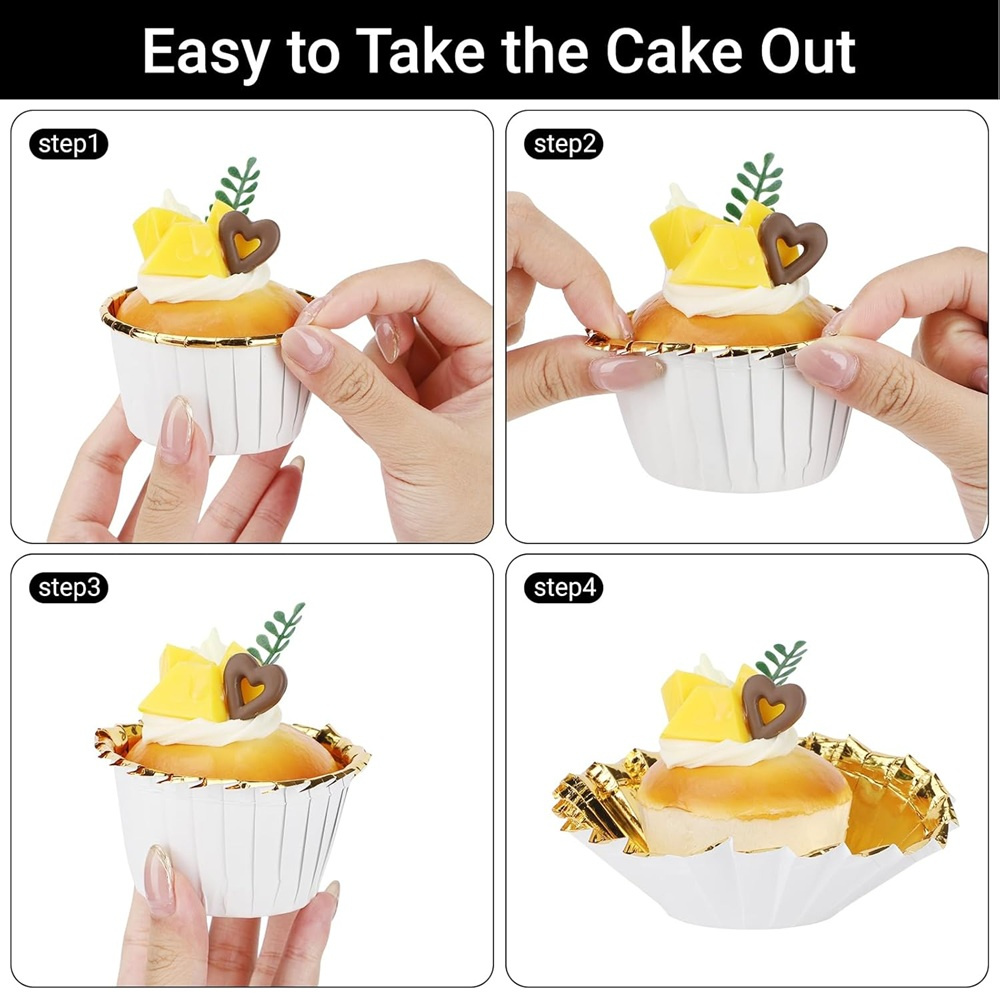 50 pcs Muffins Cup Paper Cupca - Plastic Cup 50Pcs 评论和价格