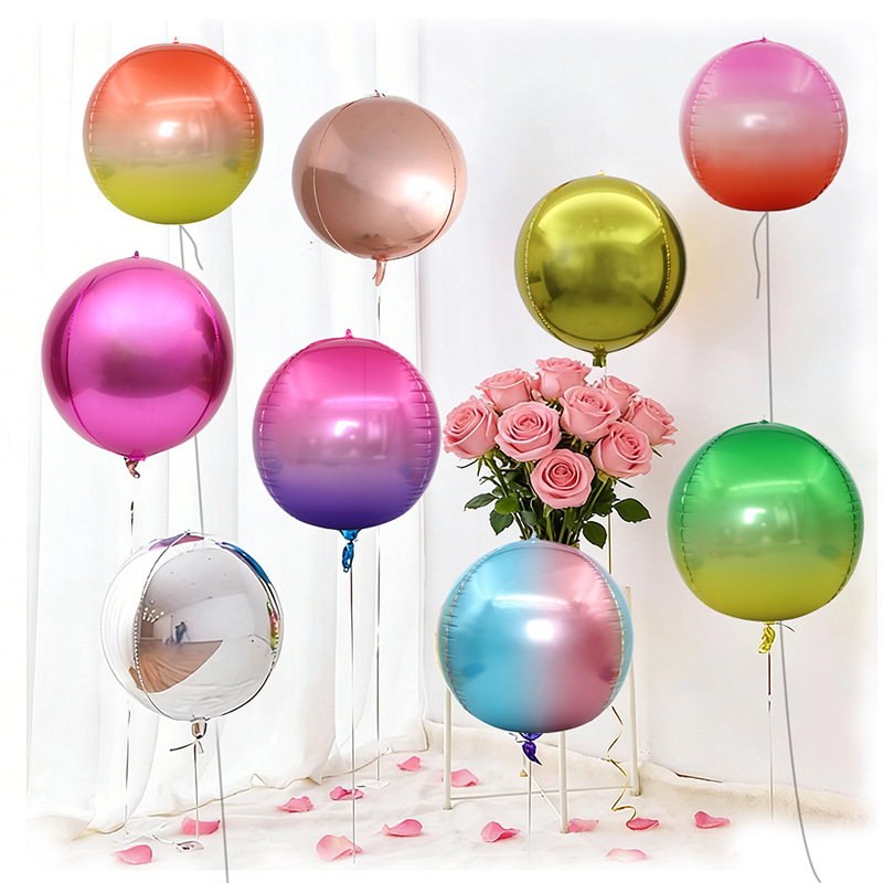 5pcs 10 18 22 Inch 4D Round Me - Party Event Supply Store 评论和价格