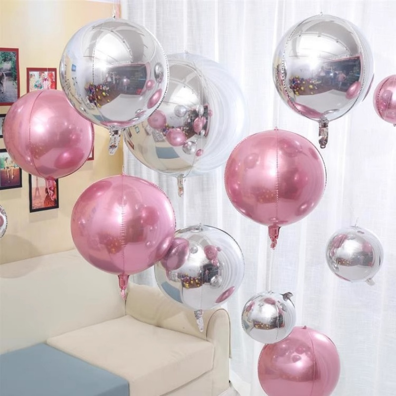 5pcs 10 18 22 Inch 4D Round Me - Party Event Supply Store 评论和价格