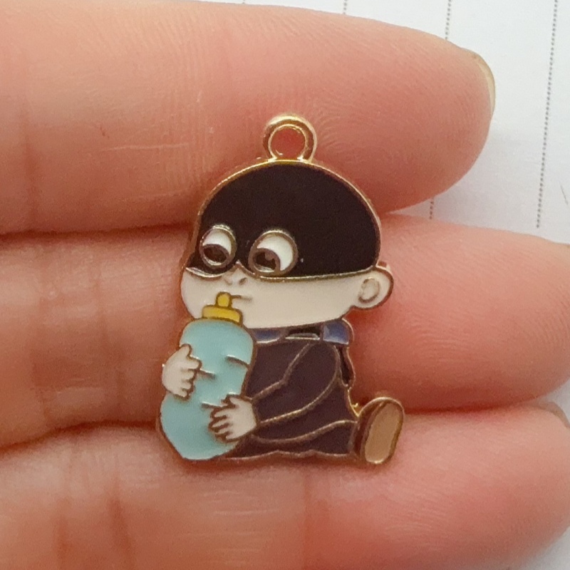 10pcs alloy drip oil cartoon p - Event Party 评论和价格
