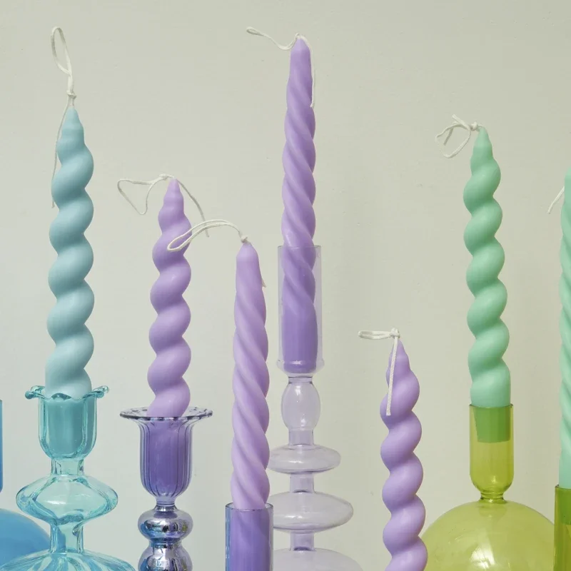 2pc Spiral Candles Scented Can - Centerpiece Stick 评论和价格