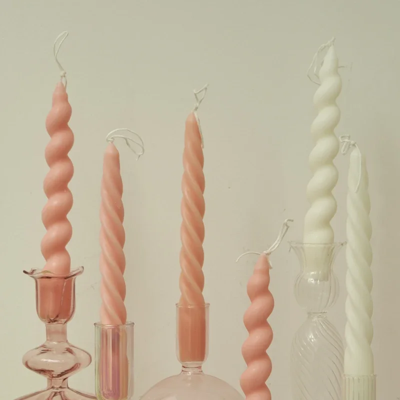 2pc Spiral Candles Scented Can - Centerpiece Stick 评论和价格