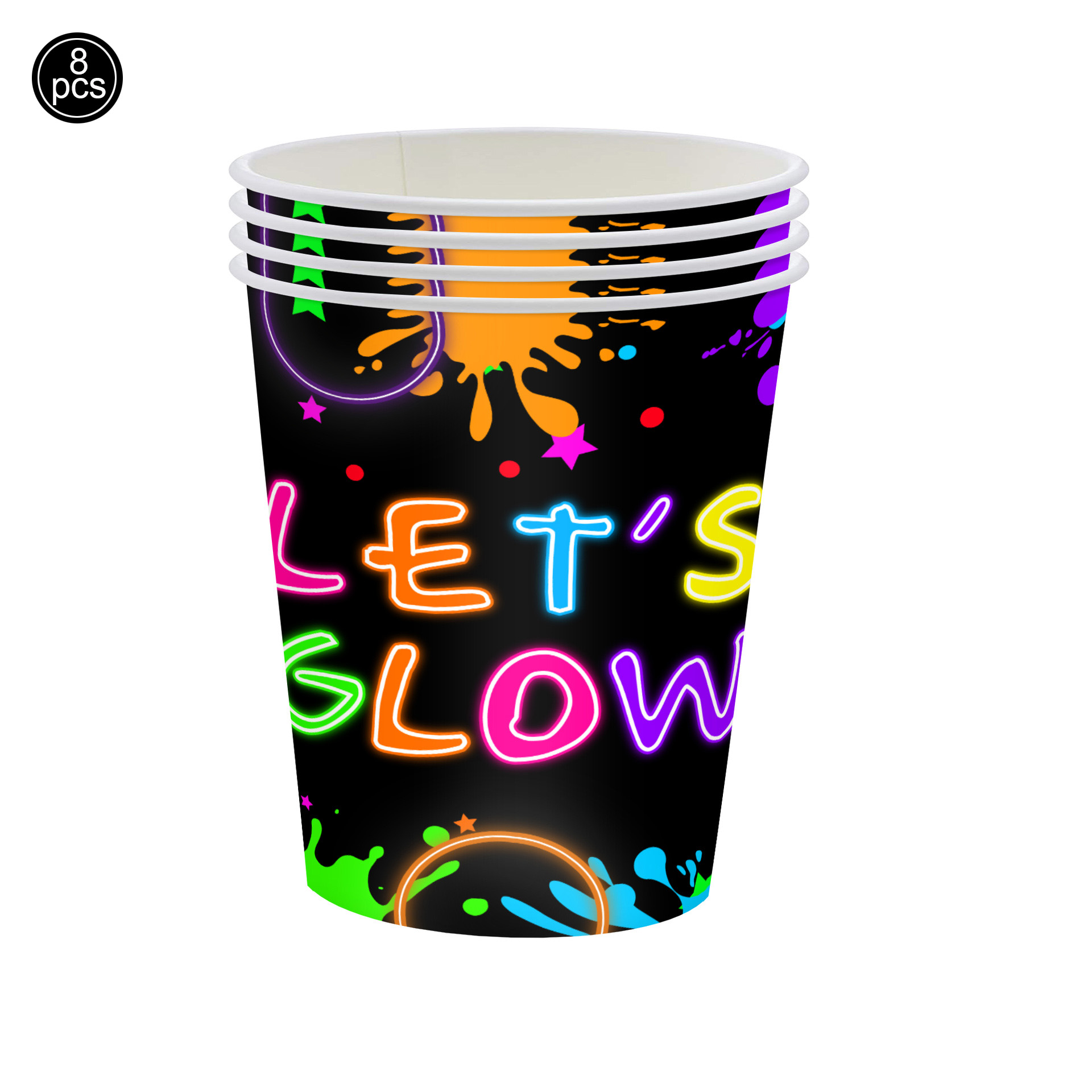 Neon Party Supplies Let Glow P - Let'S Party Event Supply 评论和价格