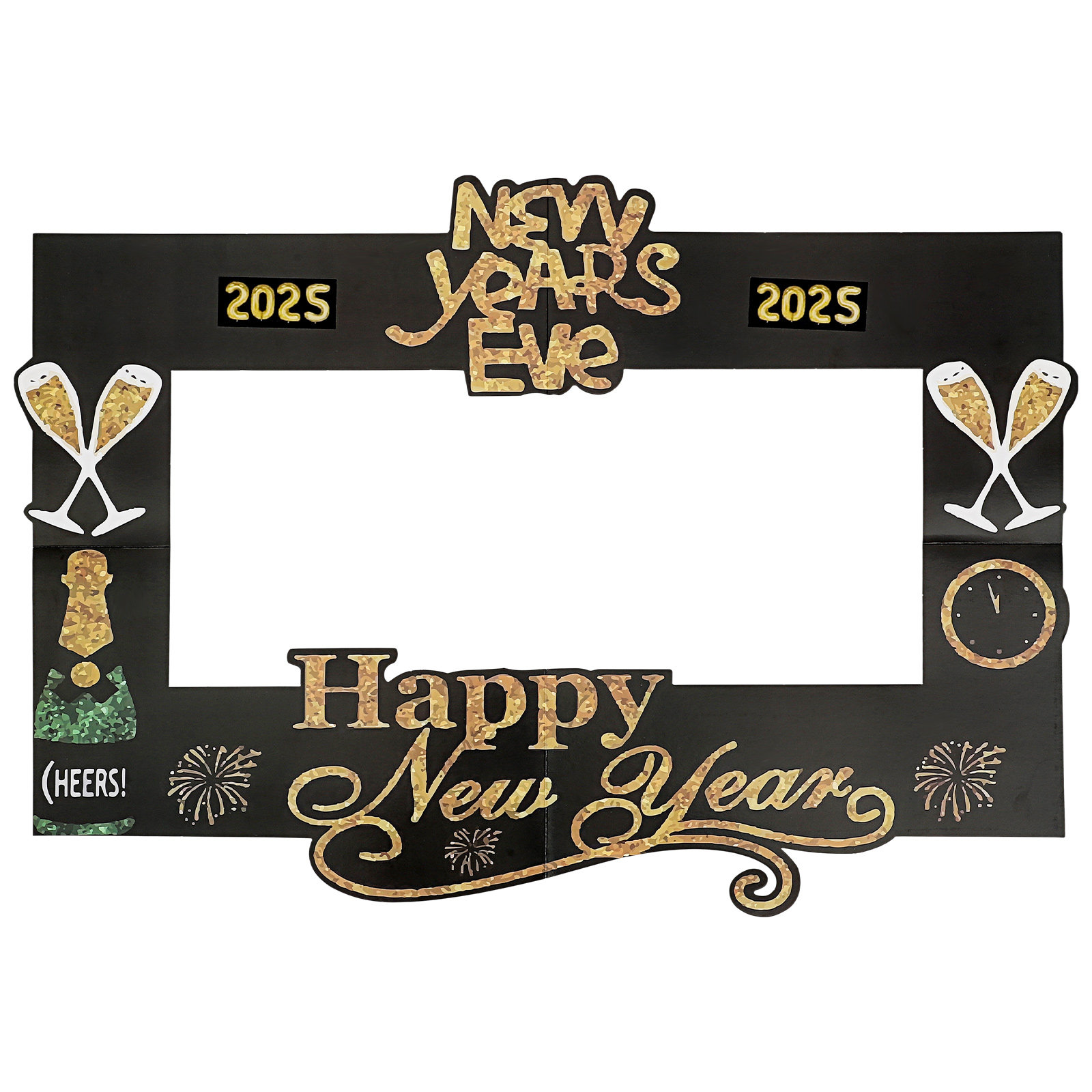 2025 New Year's Eve Photo Prop - Photo Booth Frame 评论和价格