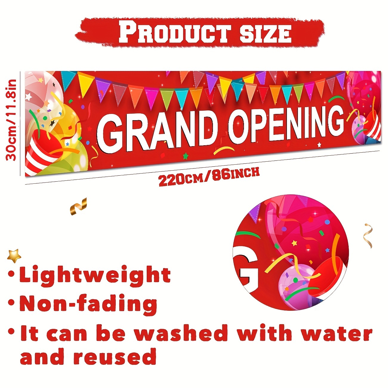 Grand Opening Banner New Store - Party Event Supply Store 评论和价格