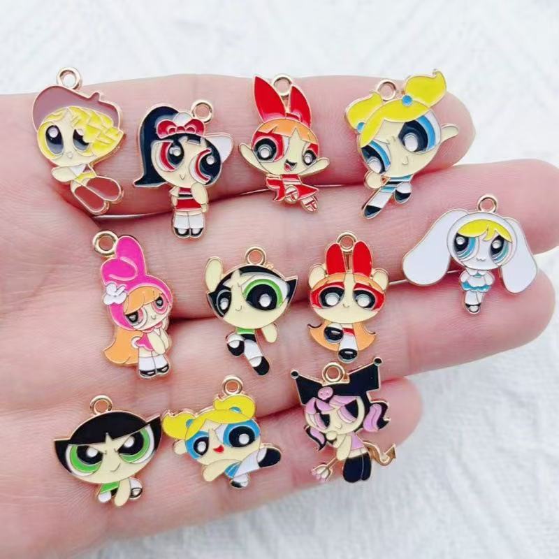 10pcs Alloy Oil-Dripping Carto - Event Party 评论和价格