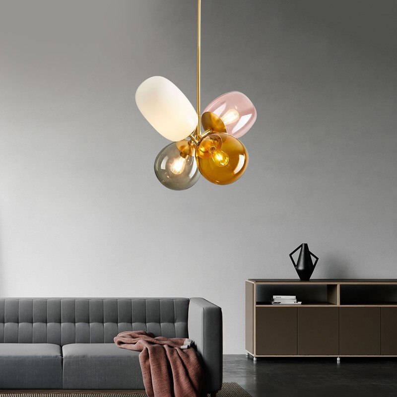YEBMLP Macaron Glass Pendant L - Led Balloon Light 评论和价格