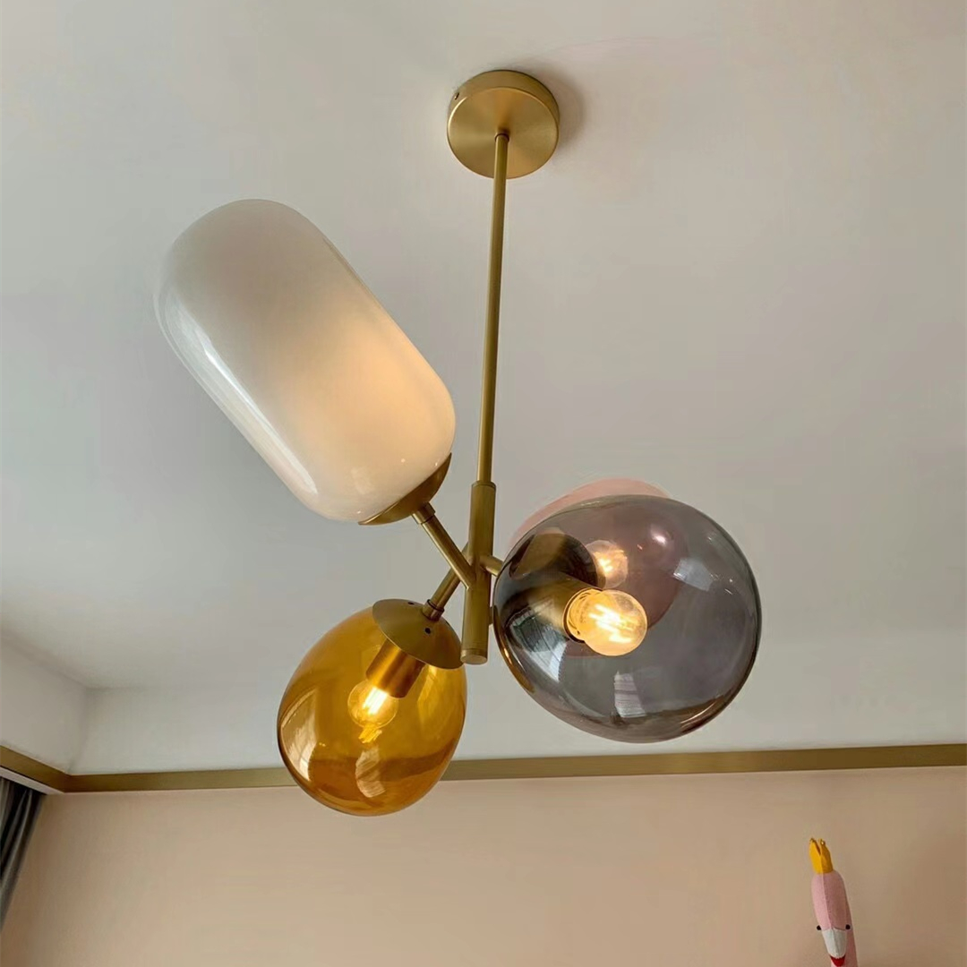 YEBMLP Macaron Glass Pendant L - Led Balloon Light 评论和价格
