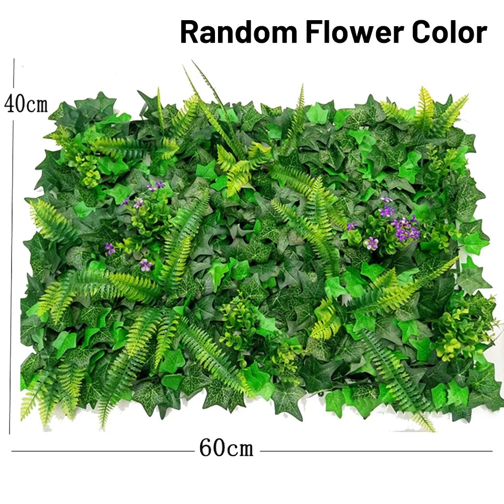 40*60cm Artificial Lawn Plant  - Flower Wall Panel 评论和价格