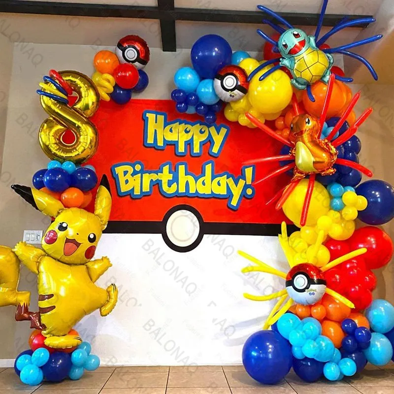 84pcs Pikachu Party Balloons G - Balloon Arch Kit 评论和价格