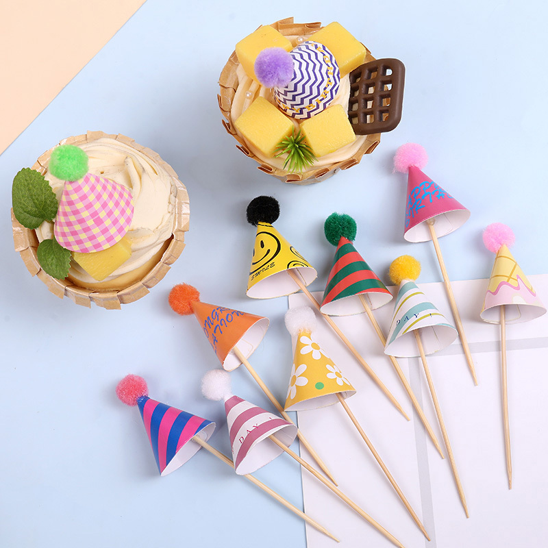 15/30Pcs Mini Party Hats Cake  - Party Hat Cone 评论和价格