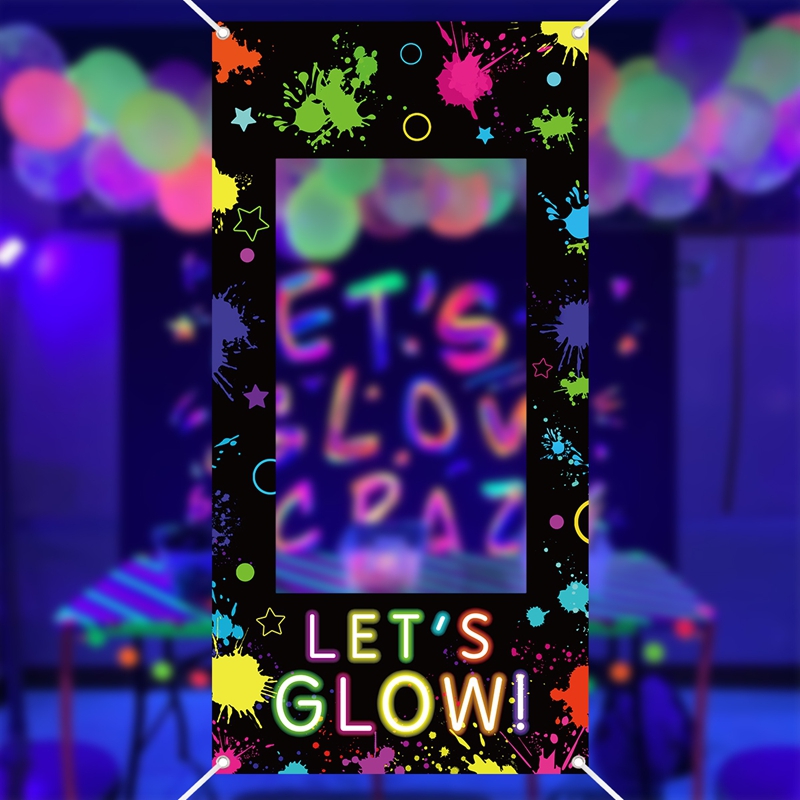 Let‘s Glow Photo Booth Frame N - Let'S Party Event Supply 评论和价格