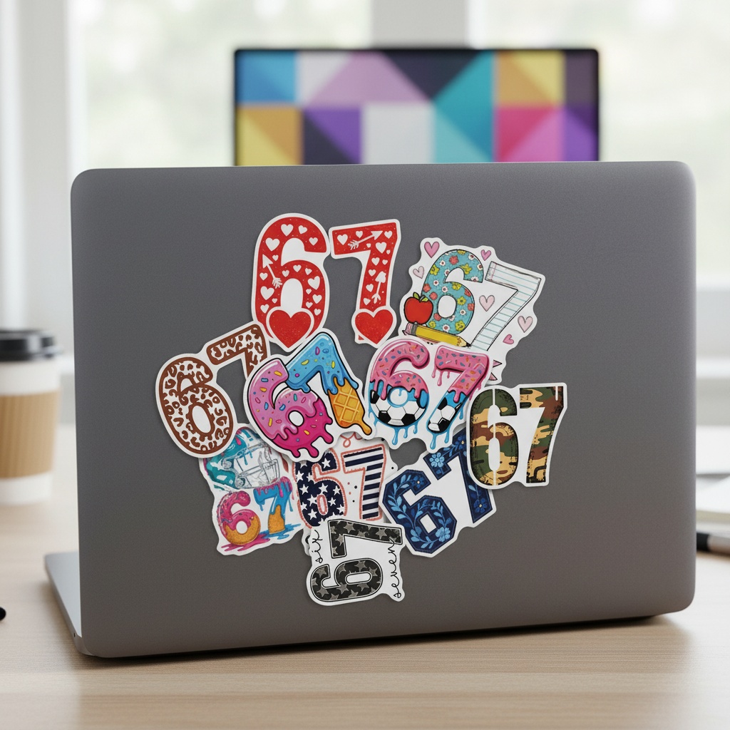 50pcs Number 67 Digital Graffi - Plastic Cup 50Pcs 评论和价格