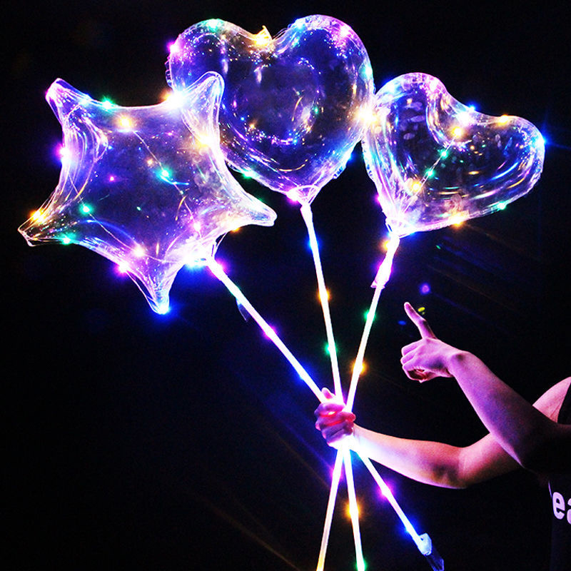1 Set LED Clear Balloon Transp - Led Balloon Light 评论和价格