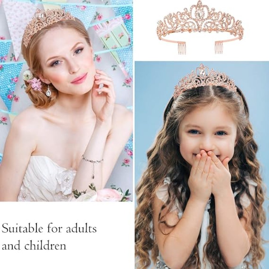 2Pcs Set Rhinestone Crystal Cr - Birthday Sash Glitter 评论和价格
