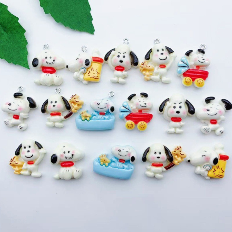 12pcs resin cartoon dog pendan - Event Party 评论和价格
