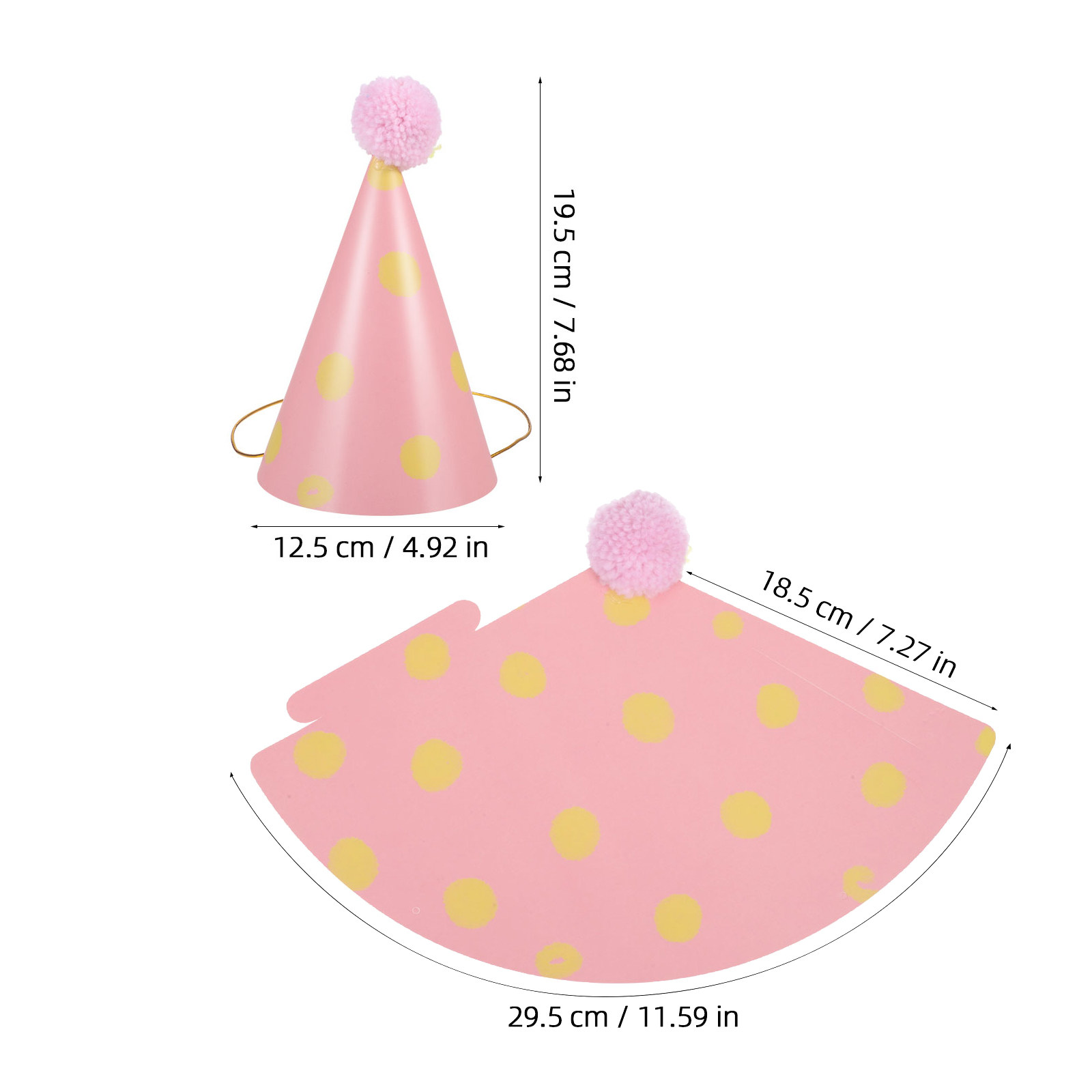 14Pcs Paper Birthday Hats for  - Party Hat Cone 评论和价格