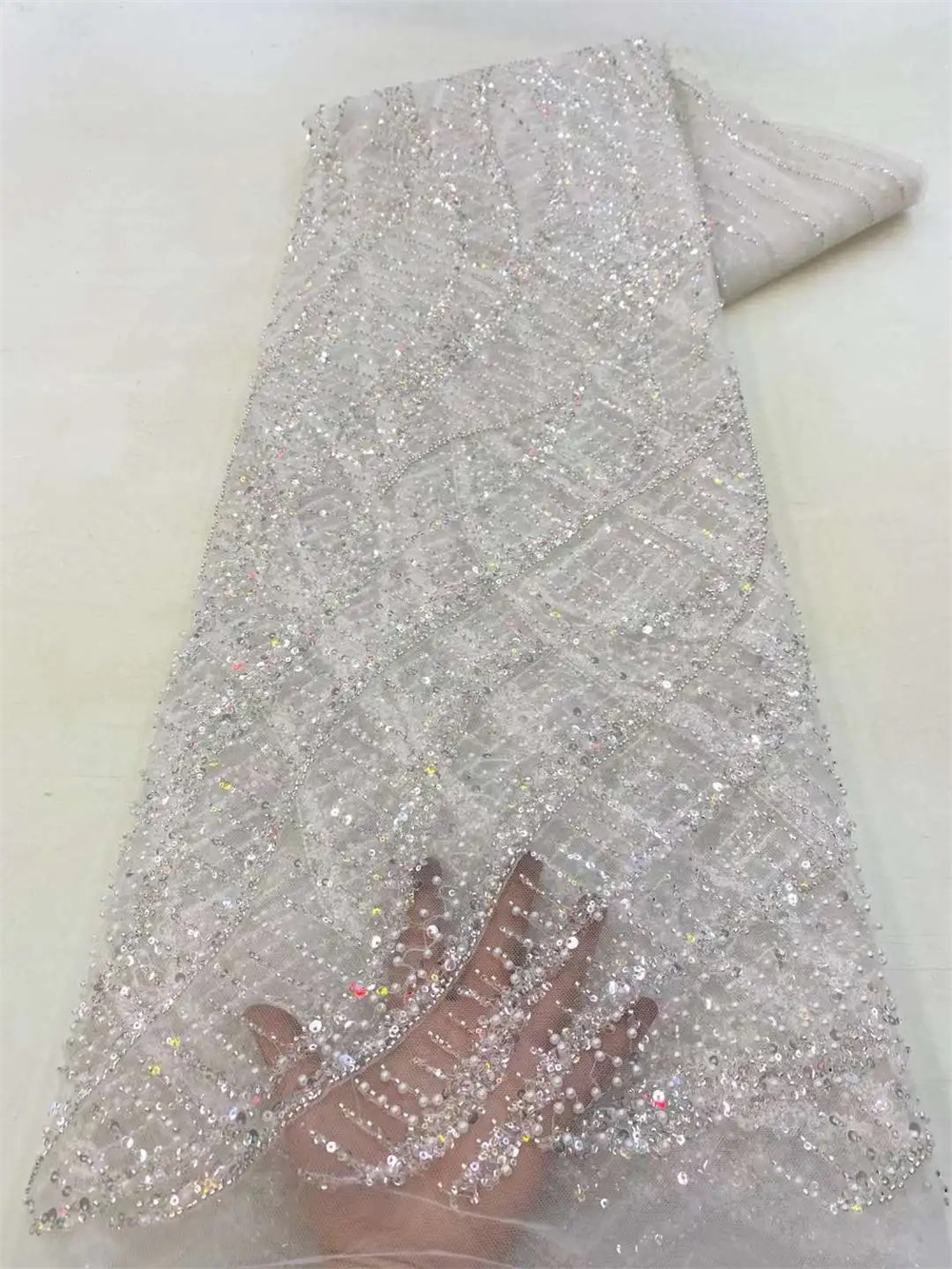 Wholesale 2025 African Sequins - Glitter Tablecloth 评论和价格