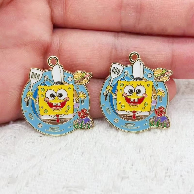 10pcs cartoon anime alloy oil  - Party Favor Bag 评论和价格