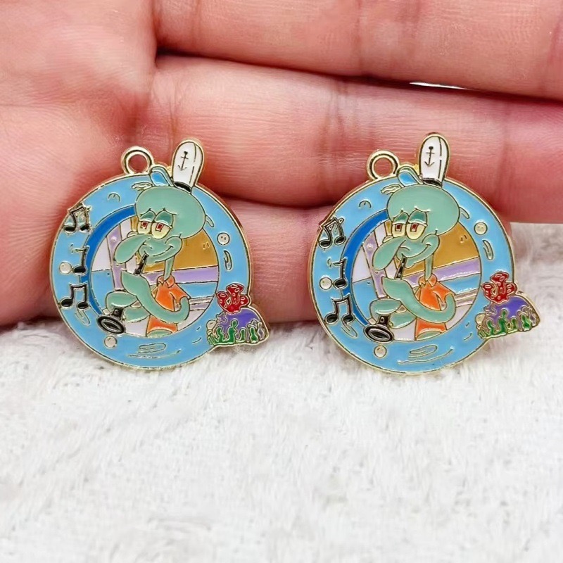 10pcs cartoon anime alloy oil  - Party Favor Bag 评论和价格