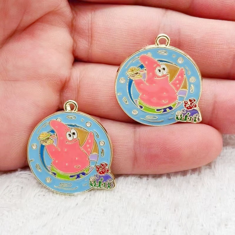 10pcs cartoon anime alloy oil  - Party Favor Bag 评论和价格