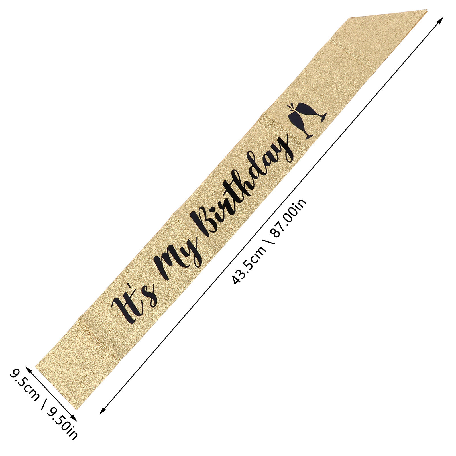 1Pcs Birthday Party Sash Glitt - Birthday Sash Glitter 评论和价格