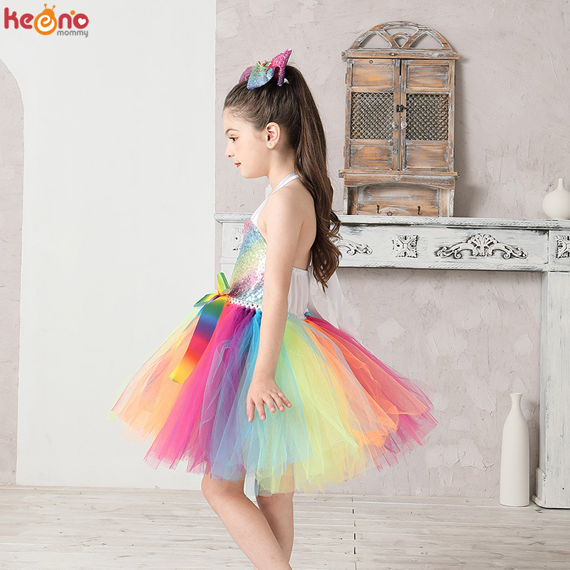 Rainbow Sequins Girl Princess  - Glitter Tablecloth 评论和价格